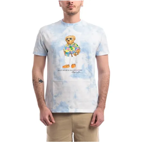 Casual Baumwoll T-shirt für Männer , Herren, Größe: XS - Polo Ralph Lauren - Modalova