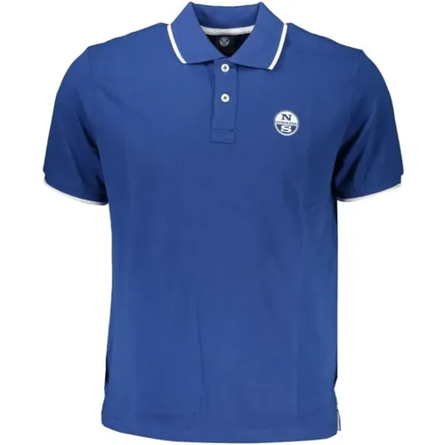 Cotton Polo Shirt with Short Sleeves , male, Sizes: S - North Sails - Modalova