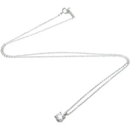 Pre-owned Platinum necklaces , female, Sizes: ONE SIZE - Tiffany & Co. Pre-owned - Modalova