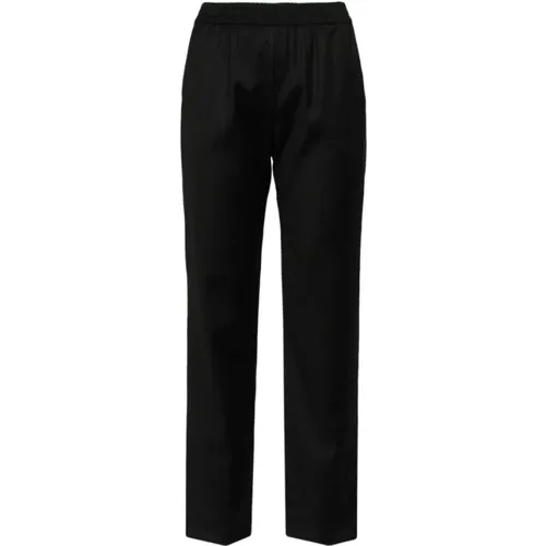 Straight-Leg Cropped Trousers , female, Sizes: L, XS - Ermanno Scervino - Modalova