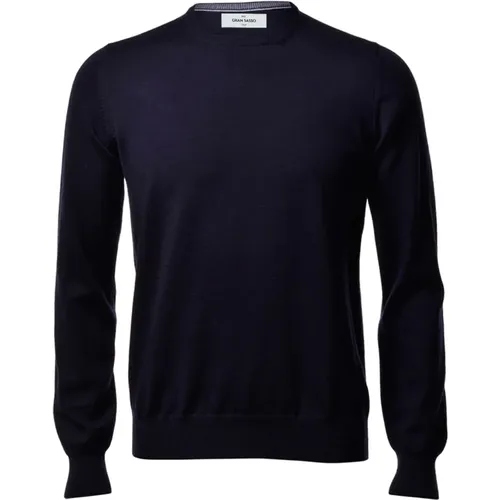 Stylischer Paricollo Pullover , Herren, Größe: L - Gran Sasso - Modalova