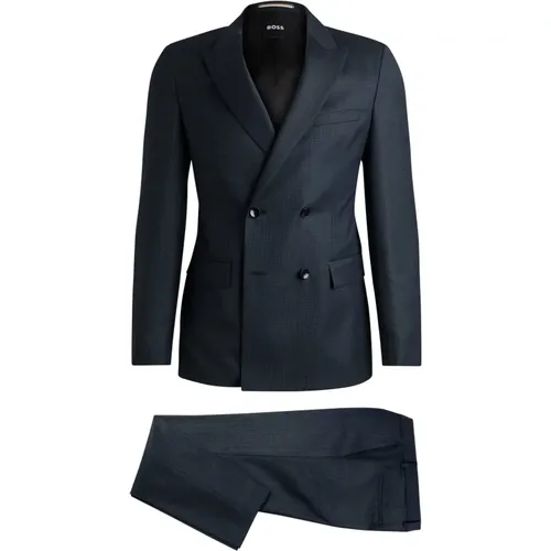 Modern Double-Breasted Suit , male, Sizes: 2XL, M - Hugo Boss - Modalova