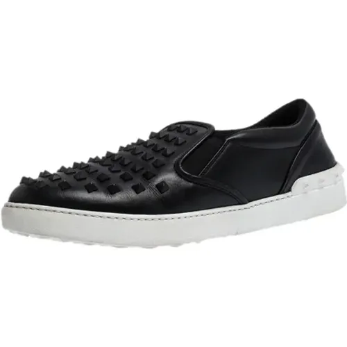 Pre-owned Leather sneakers , female, Sizes: 12 UK - Valentino Vintage - Modalova