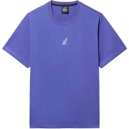 Pacific Jersey Blaues T-Shirt Kurzarm , Herren, Größe: L - Australian - Modalova