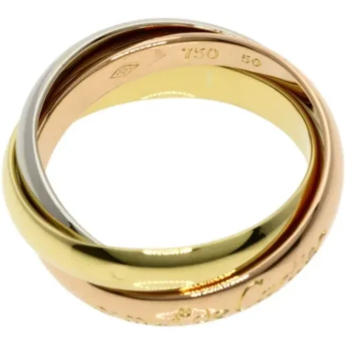 Pre-owned Gold rings , female, Sizes: ONE SIZE - Cartier Vintage - Modalova