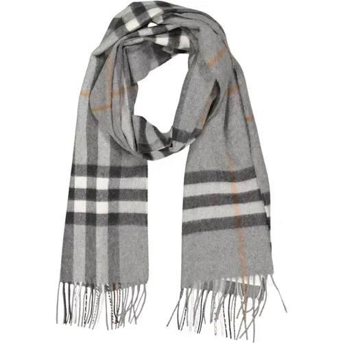 Cashmere Vintage Check Winter Scarf , unisex, Sizes: ONE SIZE - Burberry - Modalova