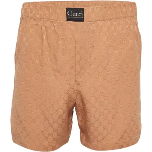 Pre-owned Silk bottoms , male, Sizes: S - Gucci Vintage - Modalova