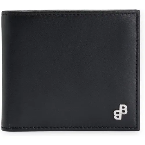 Leather Wallet , male, Sizes: ONE SIZE - Boss - Modalova