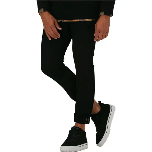 Boss , Schwarze Slim Fit Jeans Delaware3-1 , Herren, Größe: W35 L32 - Boss Black - Modalova