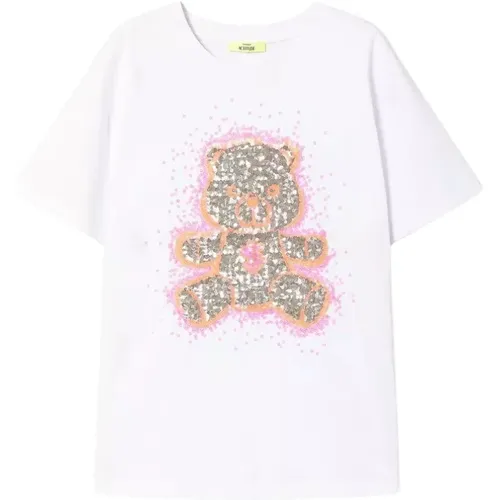 Graphic Sequin T-Shirt , female, Sizes: S - Twinset - Modalova