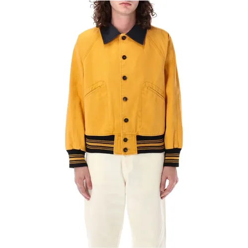Yellow Black Banbury Jacket Outerwear , male, Sizes: L - Bode - Modalova