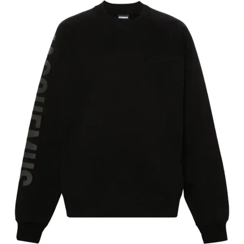 Typo Baumwoll Sweatshirt Top , Herren, Größe: M - Jacquemus - Modalova