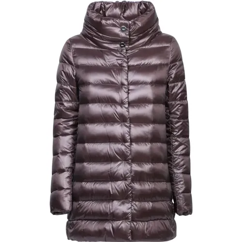 Braune Jacke für Frauen Aw24 , Damen, Größe: 2XS - Herno - Modalova