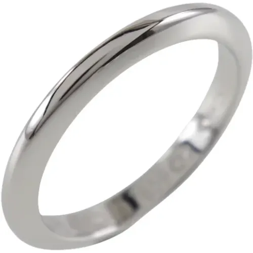 Pre-owned Platinum rings , female, Sizes: ONE SIZE - Cartier Vintage - Modalova