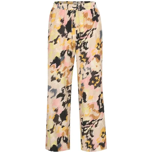 Abstract Print Wide Leg Trousers , female, Sizes: XL, XS, S, 2XL, 2XS, L, M - Part Two - Modalova