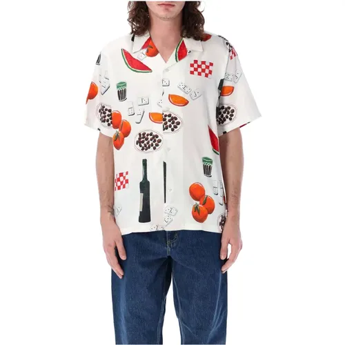 Patterned Cotton Blend Dinner Shirt , male, Sizes: L, M, S, XL - Carhartt WIP - Modalova