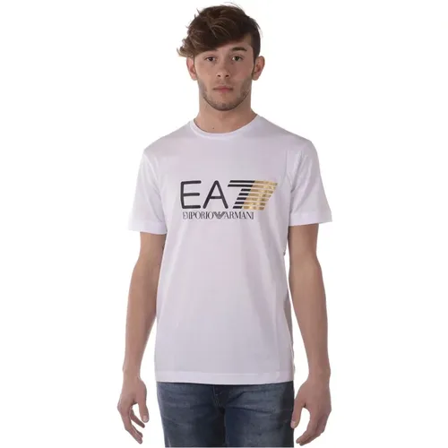 Casual Logo T-Shirt , Herren, Größe: XL - Emporio Armani EA7 - Modalova