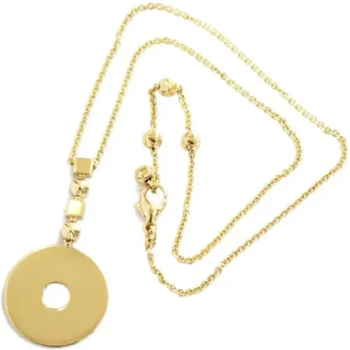 Pre-owned Gold necklaces , female, Sizes: ONE SIZE - Bvlgari Vintage - Modalova