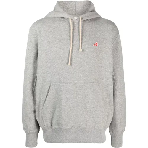 Mini Logo Patch Hoodie , Herren, Größe: S - Autry - Modalova