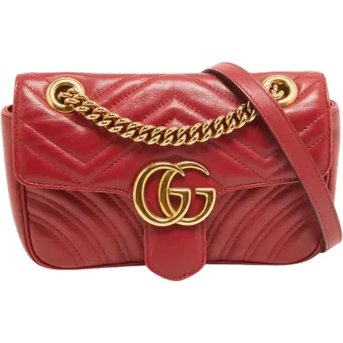 Pre-owned Leather shoulder-bags , female, Sizes: ONE SIZE - Gucci Vintage - Modalova