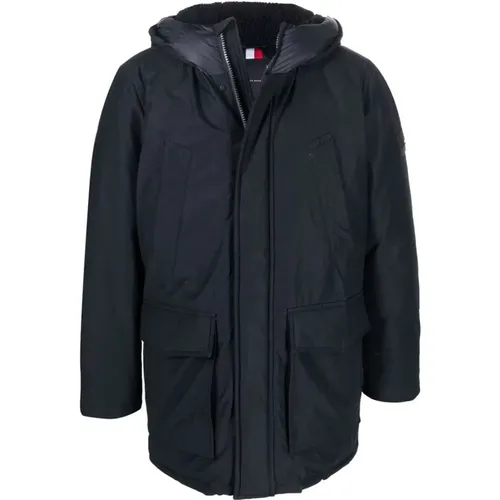 Rockie DRY WAX Parka , male, Sizes: M, S, L, XL - Tommy Hilfiger - Modalova