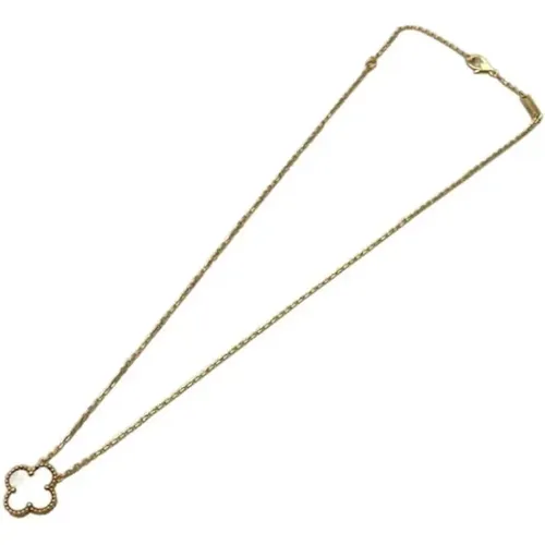 Pre-owned Gold necklaces , female, Sizes: ONE SIZE - Van Cleef & Arpels Pre-owned - Modalova