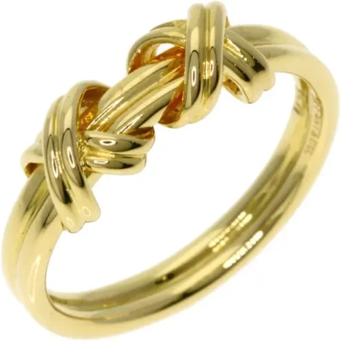 Pre-owned Gold rings , female, Sizes: ONE SIZE - Tiffany & Co. Pre-owned - Modalova