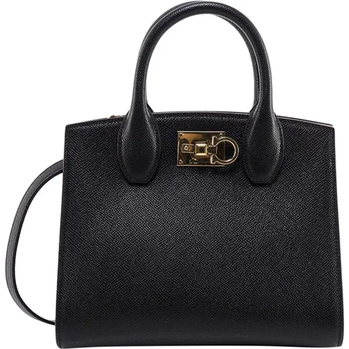 Handbag with Horsebit Closure , female, Sizes: ONE SIZE - Salvatore Ferragamo - Modalova