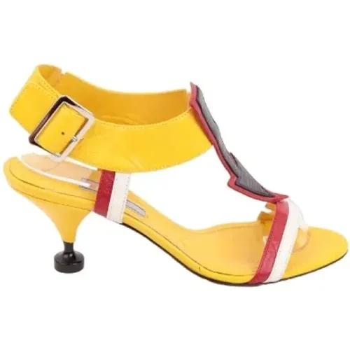 Pre-owned Leder Heels , Damen, Größe: 36 EU - Prada Vintage - Modalova