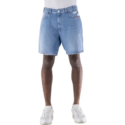 Stylish Denim Shorts for Men , male, Sizes: W32, W29, W34, W31, W30, W33 - Amish - Modalova