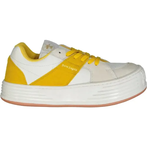 University Sneakers with Suede Detail , male, Sizes: 8 UK - Palm Angels - Modalova