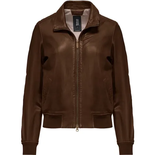 Vall Leather Jacket , female, Sizes: S, L, M - BomBoogie - Modalova