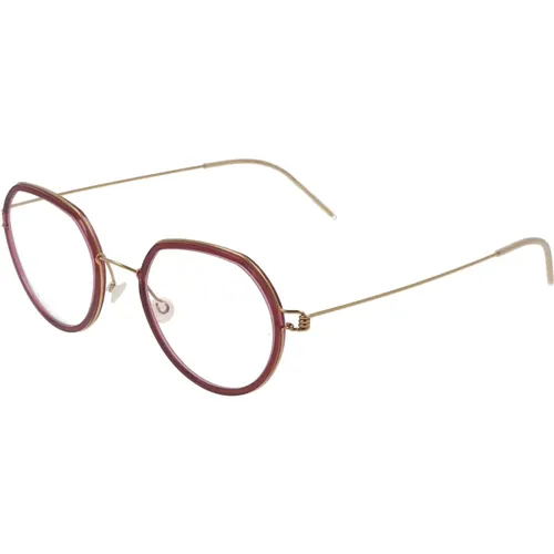 Titan Rundrahmen Brille , unisex, Größe: 47 MM - lindbergh - Modalova