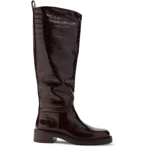 Walnut Tonal Riding Boot , female, Sizes: 3 UK, 7 UK, 6 1/2 UK, 5 UK, 4 UK, 5 1/2 UK, 6 UK - Stuart Weitzman - Modalova