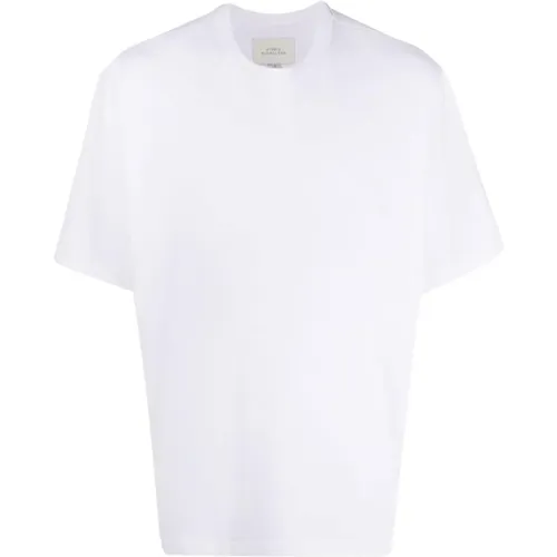 Weiße Boxy Fit T-shirt , Herren, Größe: M - Studio Nicholson - Modalova