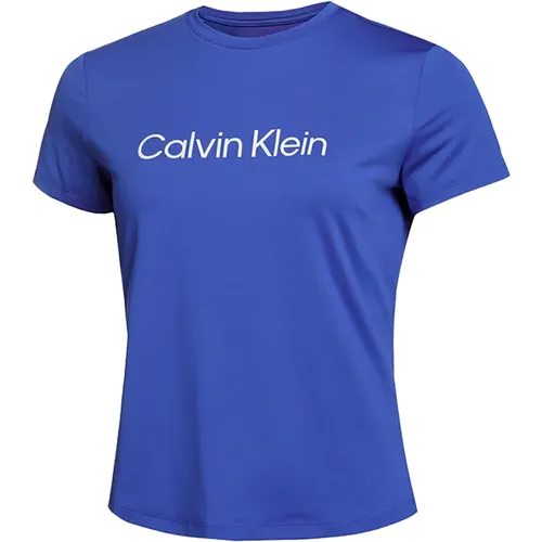 Wo T-Shirt , Damen, Größe: S - Calvin Klein - Modalova