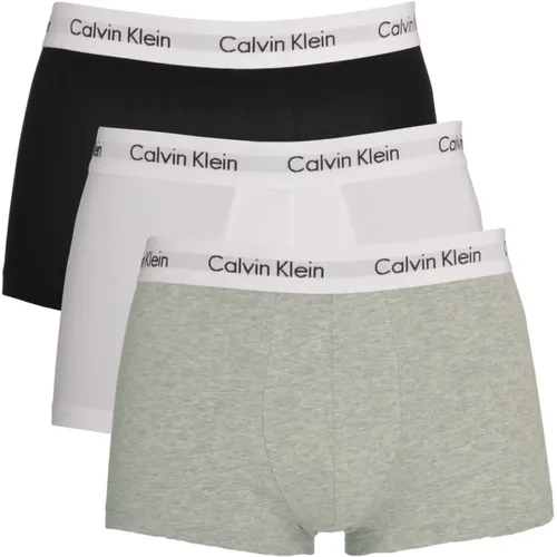 Schwarze Elastische Boxershorts 3er-Pack , Herren, Größe: S - Calvin Klein - Modalova