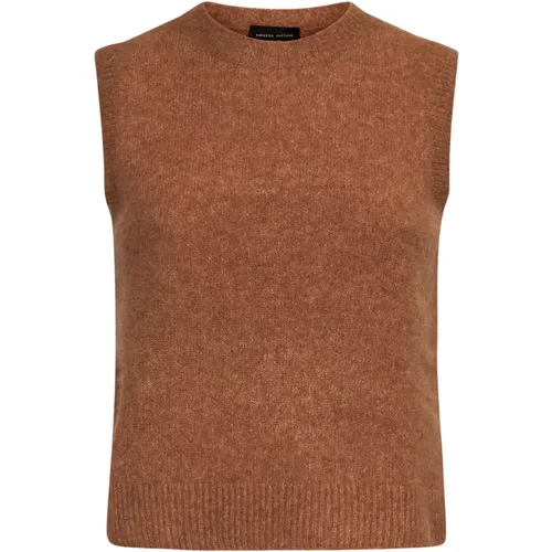 Camel Sweaters for Men , female, Sizes: S - Roberto Collina - Modalova