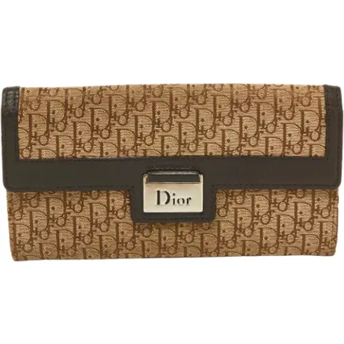 Pre-owned Leather wallets , female, Sizes: ONE SIZE - Dior Vintage - Modalova