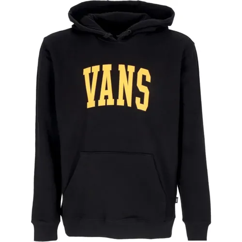 Schwarzer Varsity Hoodie mit Kängurutasche , Herren, Größe: L - Vans - Modalova