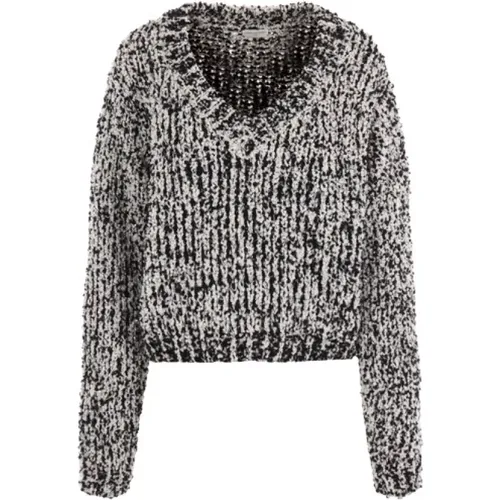 Sweater with Metallic Fibers , female, Sizes: S - Dries Van Noten - Modalova