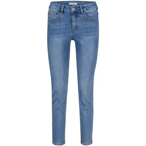 Laila Midstone Jeans , female, Sizes: S, M, L - Red Button - Modalova