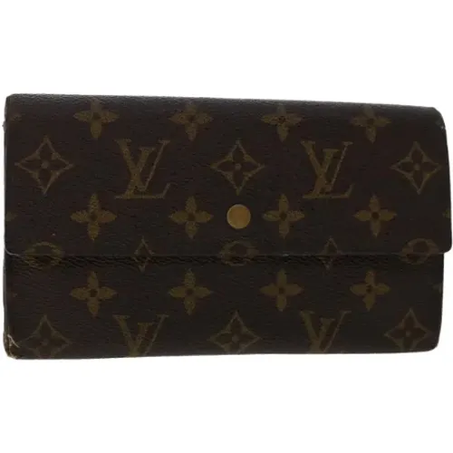 Pre-owned Canvas wallets , female, Sizes: ONE SIZE - Louis Vuitton Vintage - Modalova