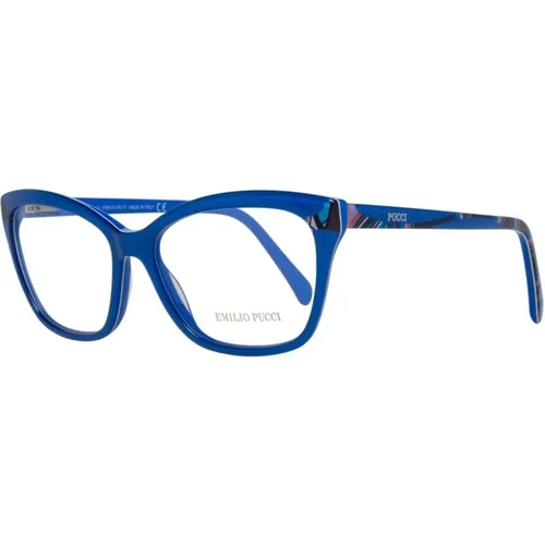 Blaue Cat Eye Optische Brillen - EMILIO PUCCI - Modalova