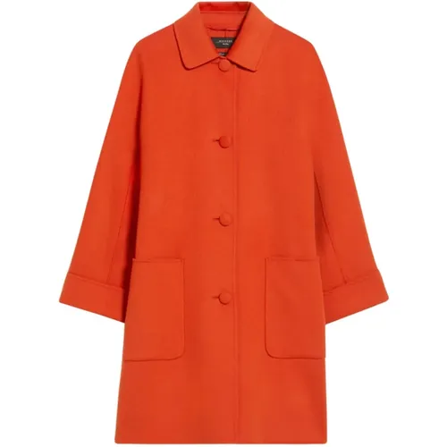 Short Wool Coat Double Fabric , female, Sizes: 4XS, 3XS - Max Mara - Modalova