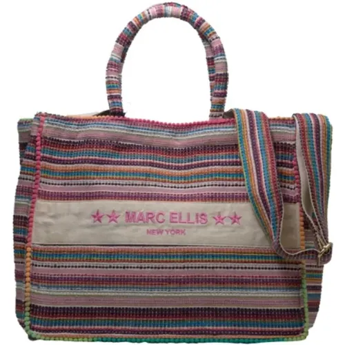 Multicolored Cotton Buby L Indy 24 Bag , female, Sizes: ONE SIZE - Marc Ellis - Modalova