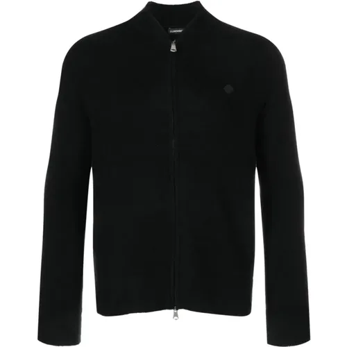 Merino Logo Zip Sweater in , male, Sizes: S, XL, M, 2XL, L - J.LINDEBERG - Modalova