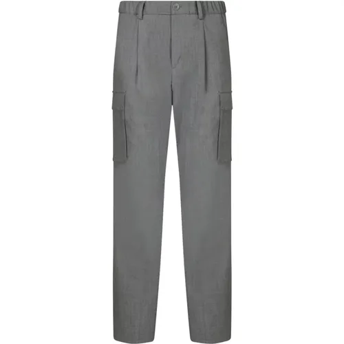 Grey Trousers Elevate Style Versatile , male, Sizes: M, XL, L - Herno - Modalova