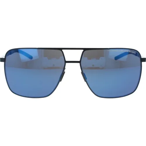 Ikonoische Blaue Verspiegelte Sonnenbrille - Porsche Design - Modalova