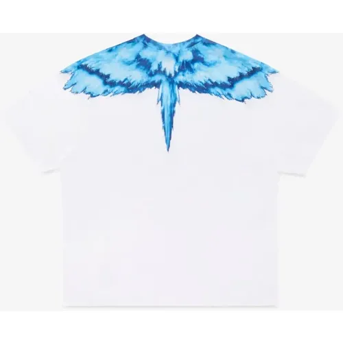 Colordust Wings Oversized T-shirt , Herren, Größe: S - Marcelo Burlon - Modalova